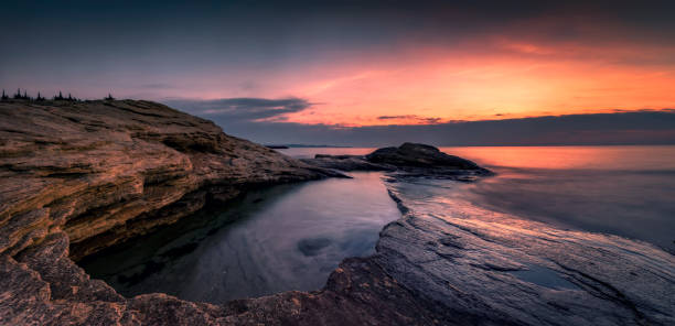 istock Sunrise at beautiful Black Sea coast. 936882544