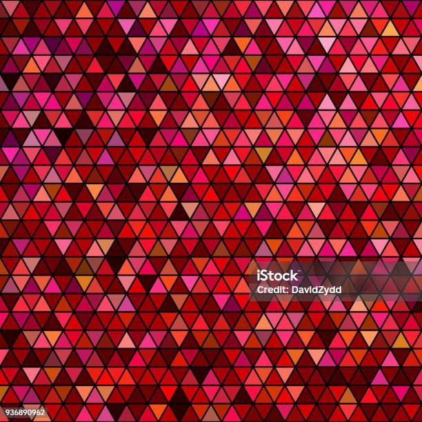 Geometrical Abstract Regular Triangle Grid Background Stock ...