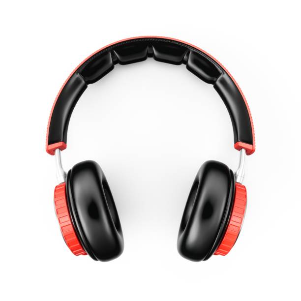 istock 3D Rendering headphones isolated on white background 936897778