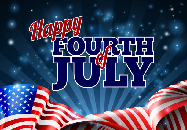 istock Fourth of July American Flag Background 936898436