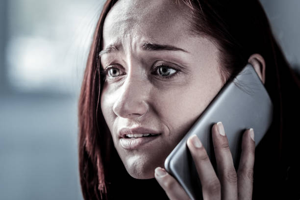 istock Sad worried woman calling and having stress 936902698