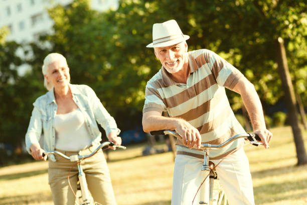 istock Delighted aged man being in happy mood 936908490
