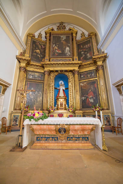 istock altar of Riaza church 936911372