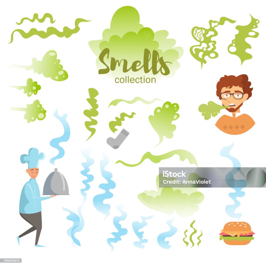 Ilustración de Con Buenos Y Malos Olores y más Vectores Libres de Derechos de Olor desagradable - Olor desagradable, Fila - Arreglo, Perfumado - iStock Ilustración de Con Buenos Y Malos Olores y más Vectores Libres de Derechos de Olor desagradable - Olor desagradable, Fila - Arreglo, Perfumado - iStock