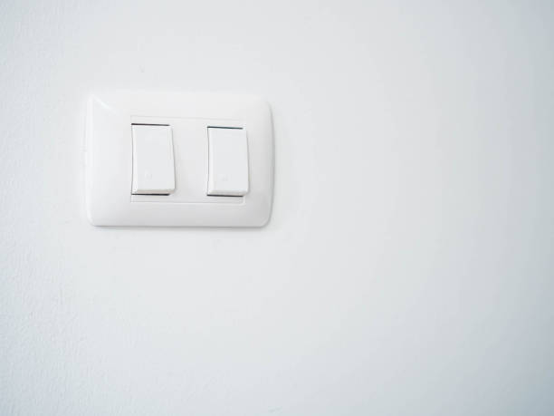 istock Turn on switch symbols with gray concrete or cement background. 936938756
