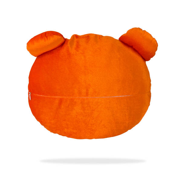 istock Cute bear pillow for design on isolated background with clipping path. 936963056