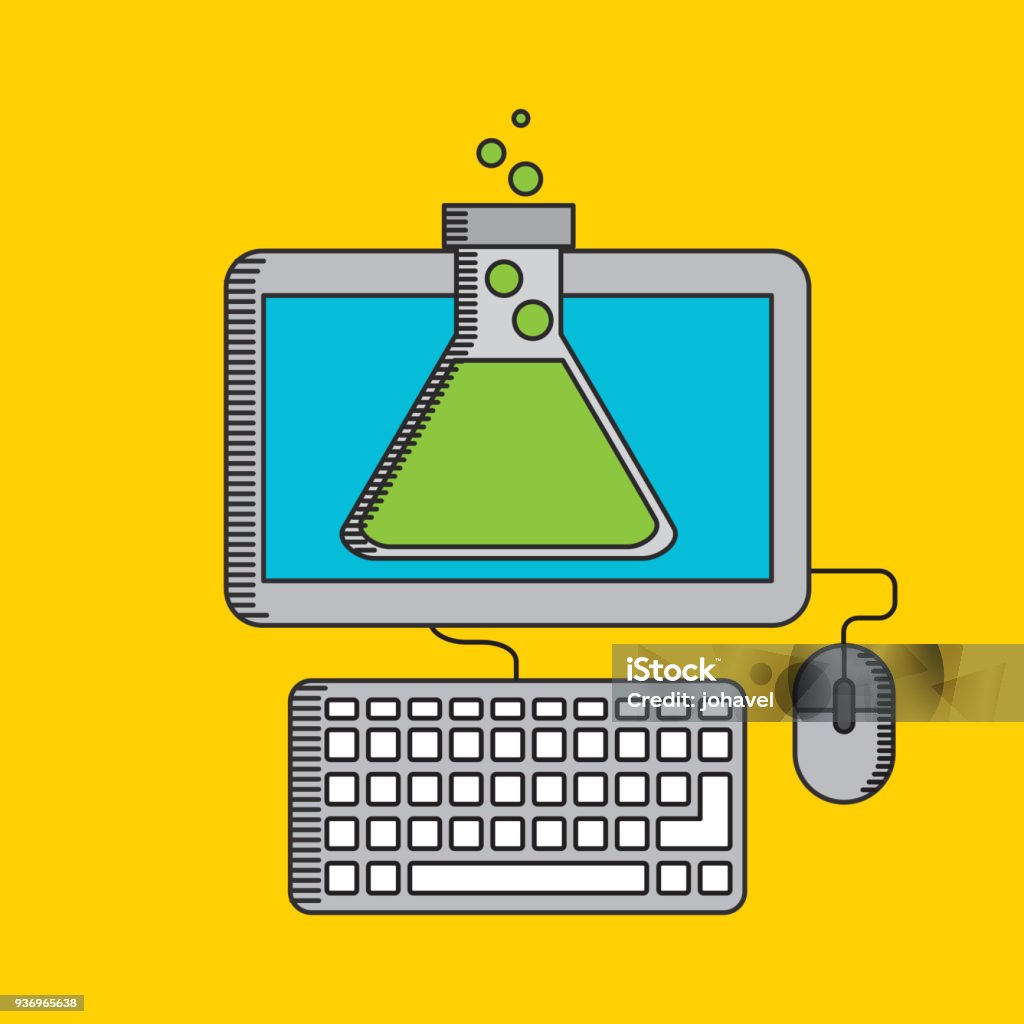 Lab Graphics Simple Design Science Lab Design Stock Illustration - Download Image Now - Abstract ...