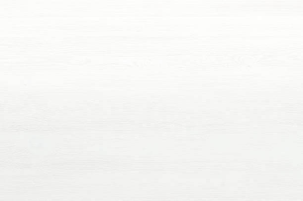 White wooden textured board surface background, top view.