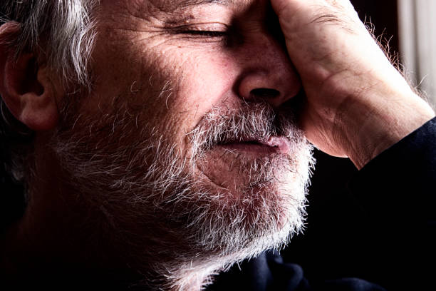 istock Close-up of unshaven man 936983092