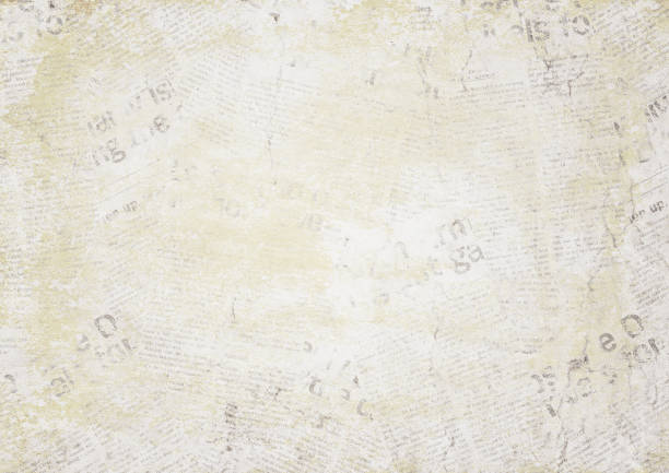 Old newspaper texture background Old newspaper paper grunge texture horizontal background. Blur vintage newspaper background. Aged blurred paper textured page with place for text or image. Sepia color collage news paper background. article photos stock pictures, royalty-free photos & images