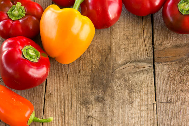 istock Healthy eating. Fresh vegetables on old wooden surface, style rustic 936995824