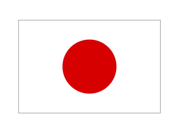 ilustrações de stock, clip art, desenhos animados e ícones de japanese flag - japan flag japanese flag white