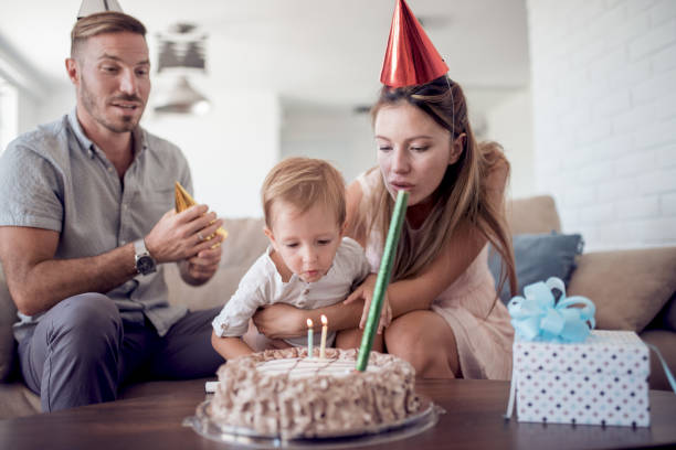 istock Happy family having fun at home 936999194