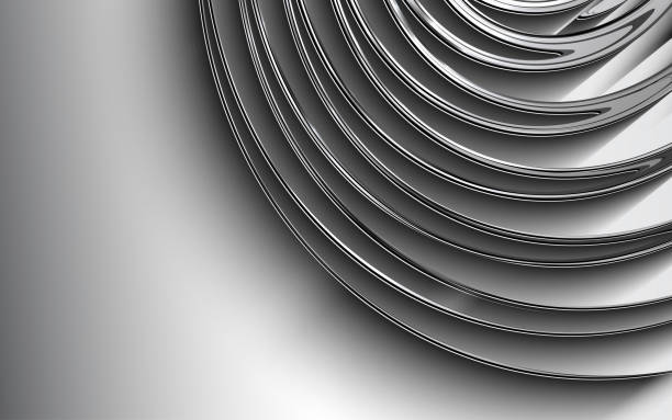 istock Geometrical abstract background. Black white grey color contrast wallpaper. 937002496