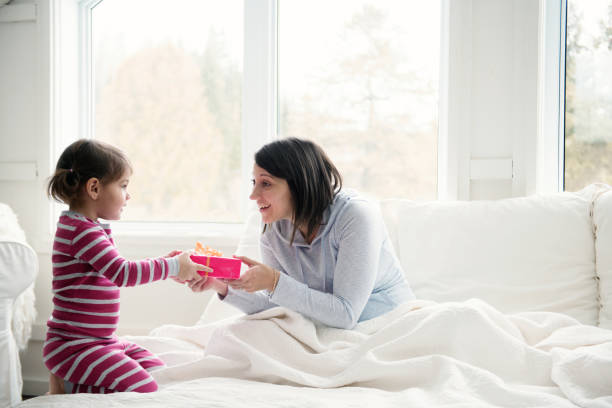 istock Mother receive gifts during mother's day 937002664