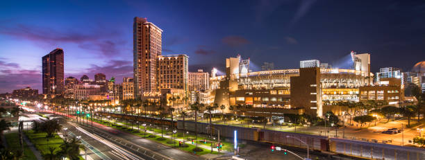 Downtown San Diego panoramic California USA