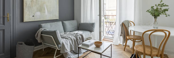 istock Living room with couch 937018188