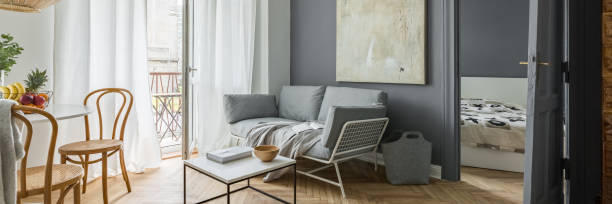 istock Living room and bedroom 937018192