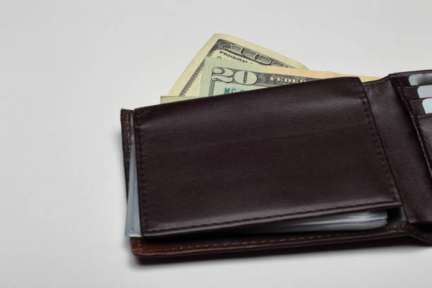 Money in mens wallet