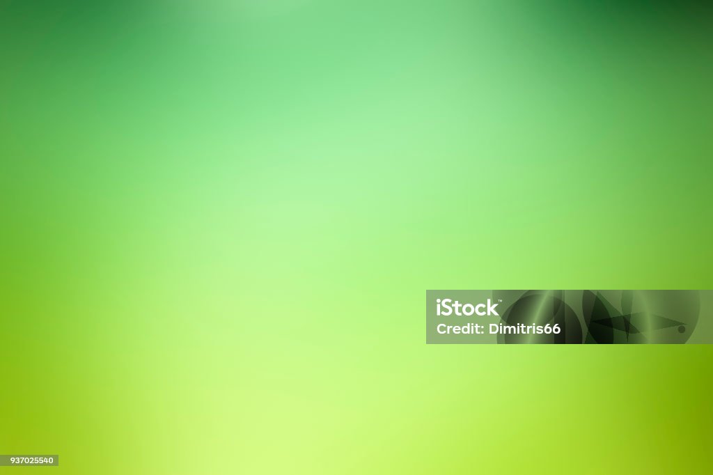 Abstract green defocused background - Nature Green Color Stock Photo