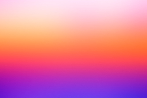 Abstract defocused vivid background: Dreamy  sunset colors.