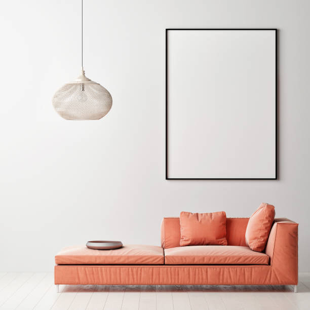 istock Mock up poster, Scandinavian concept i interior, 937034192