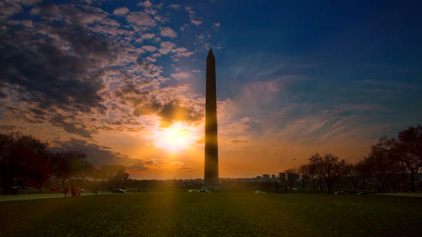istock Washington Monument and National Mall at Sunset in Washington, DC 937053486