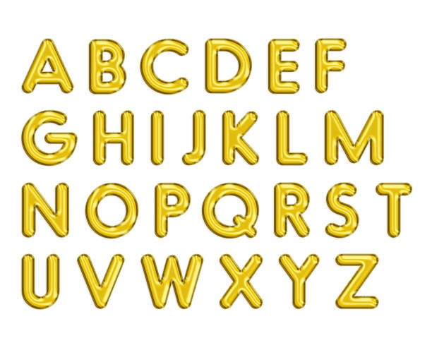 istock Yellow English Alphabet 937060572