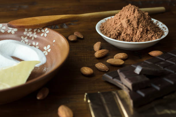 istock Homemade preperation of dark chocolate bars 937064102