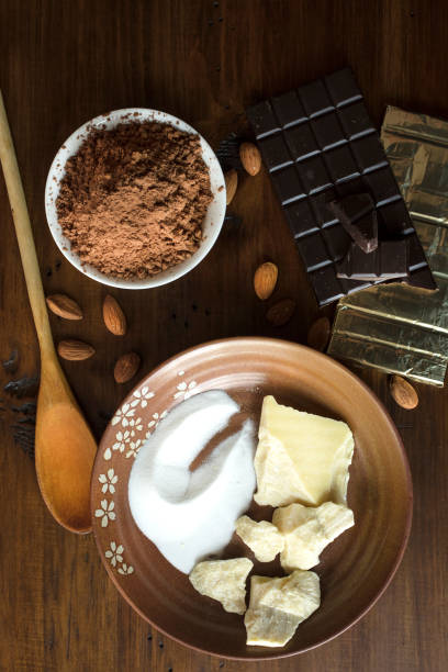 istock Homemade preperation of dark chocolate bars 937064106
