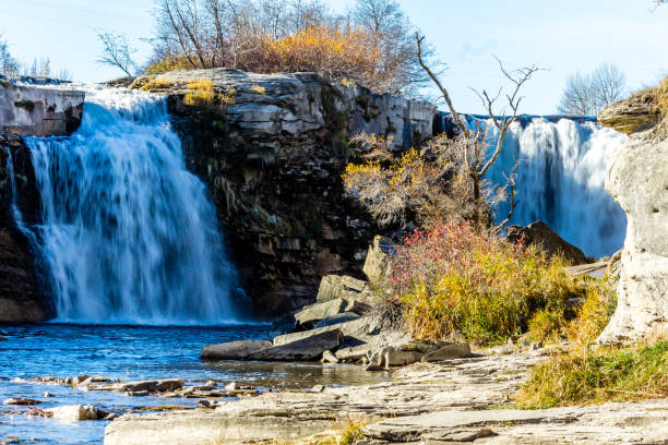 istock Twin falls, Lundbreck Falls Provincial Recreation Area, Alberta, Canada 937081854