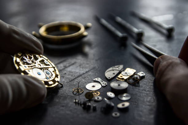 istock Mechanical watch repair 937088474