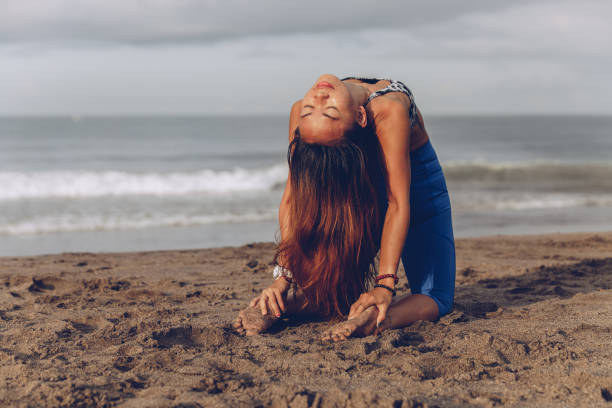 istock Yoga by the water 937093382
