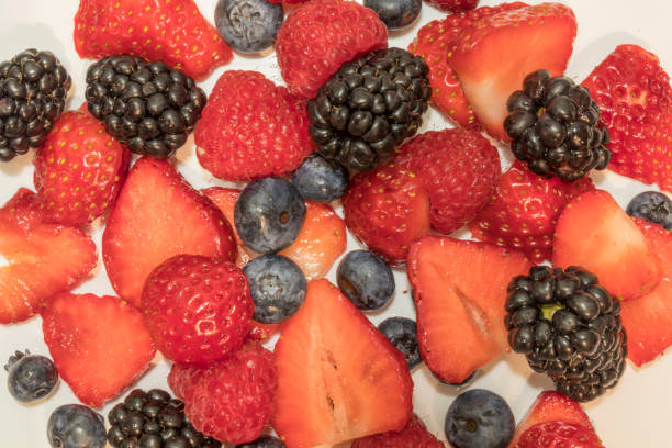 istock Tasty colorful and fresh berries 937093498