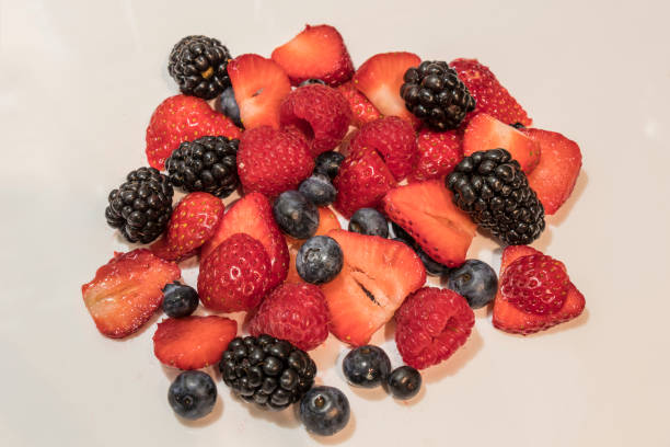 istock Tasty colorful and fresh berries 937093506