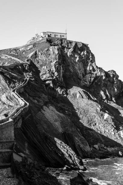 istock Climbing to San Juan de Gaztelugatxe 937100254