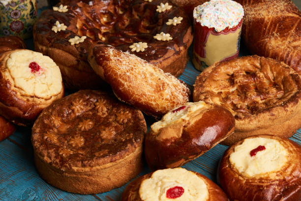 istock Homemade Russian Easter baked goods 937103634
