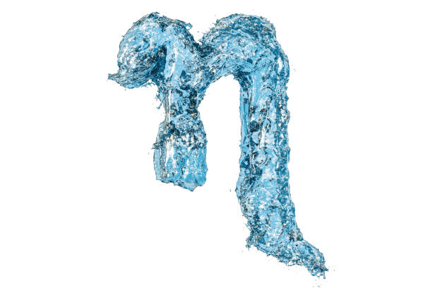 istock Water Greek letter eta, 3D rendering isolated on white background 937103790