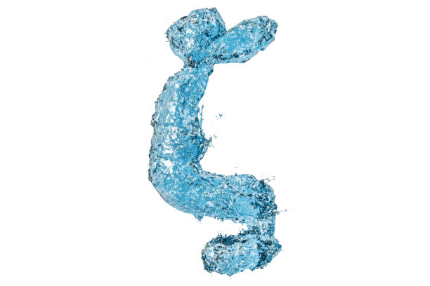 istock Water Greek letter zeta, 3D rendering isolated on white background 937103978
