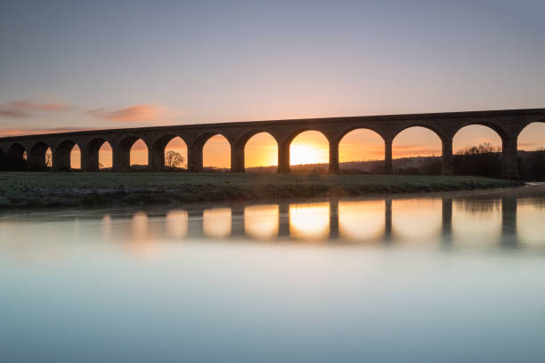 istock Arthington railway viaduct over the River Wharfe, North Yorkshire 937106602