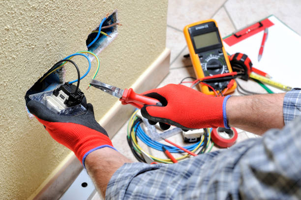 istock Electrician technician at work with safety equipment on a residential electrical system 937114376