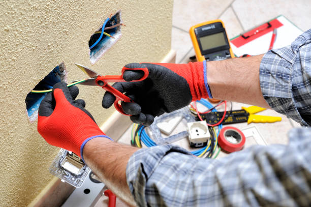 istock Electrician technician at work with safety equipment on a residential electrical system 937114382