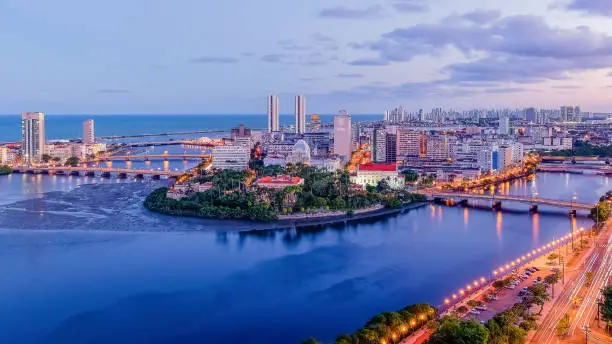 Wide view of Recife