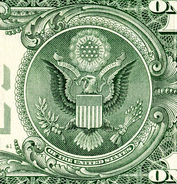 istock Banknote of one american dollar close up 937134586