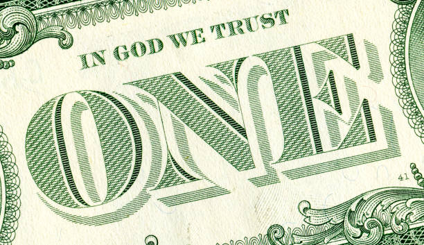 istock Banknote of one american dollar close up 937134588