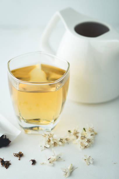 istock Tea Coffee flower tea Flower tea in door sofe light 937144576