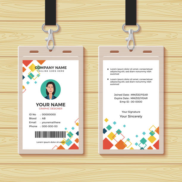 51,400+ Id Card Design Illustrations, Royalty-Free Vector Graphics & Clip  Art - Istock | Id Card Template, Id Cards