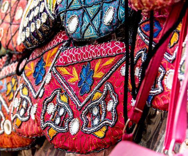 istock Colorful Indian Styled Shoulder Beaded Bags 937177638