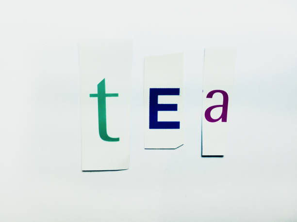 istock Tea - Cutout Words Collage Of Mixed Magazine Letters with White Background 937183906