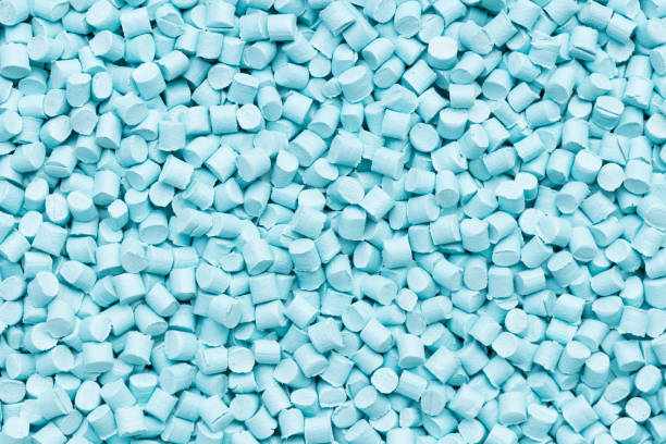 pastel blue plastic resin ( Masterbatch ) background